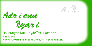 adrienn nyari business card